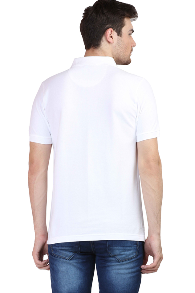 Men's White Polo T-Shirt